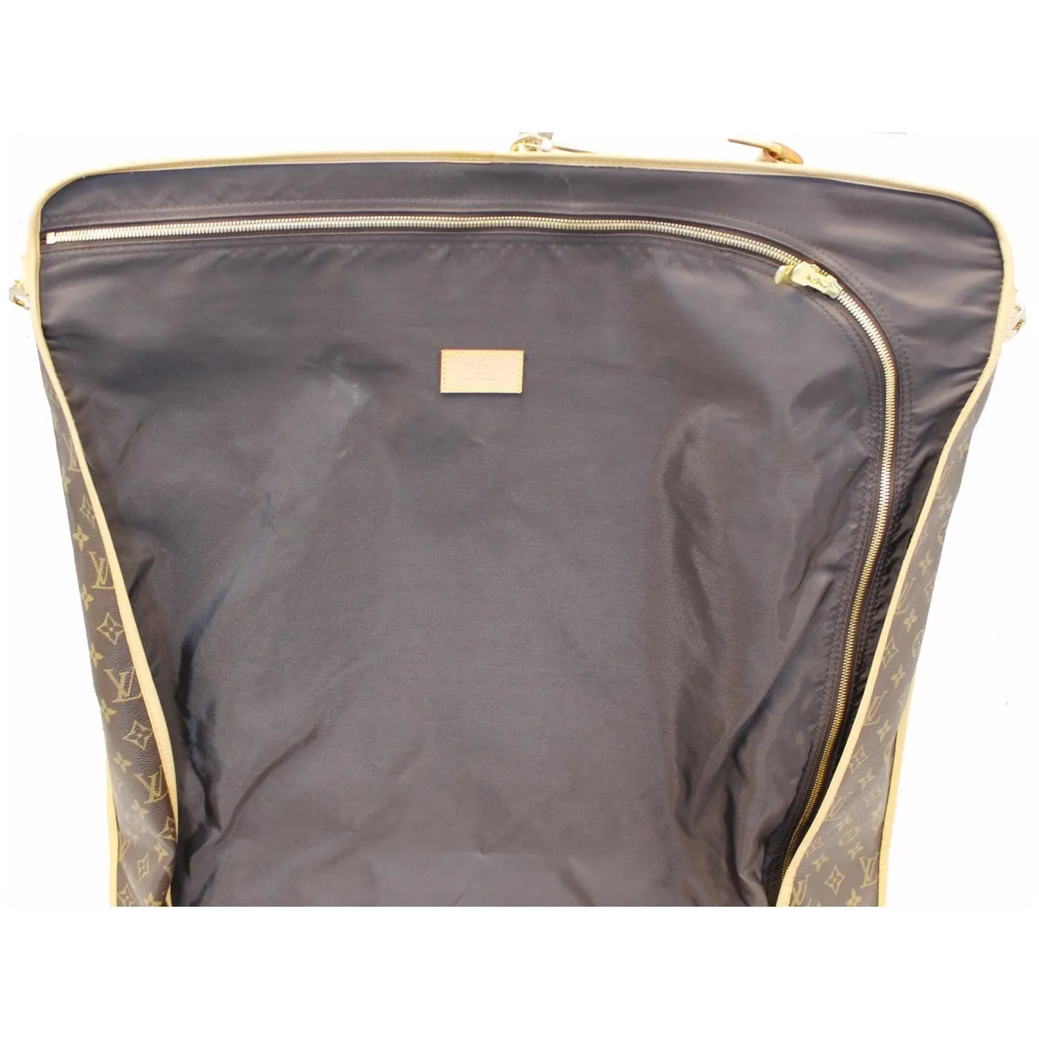 LOUIS VUITTON Monogram Canvas Garment Carrier Bag Brown