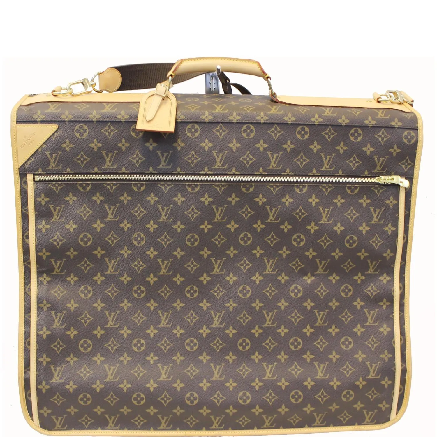 LOUIS VUITTON Monogram Canvas Garment Carrier Bag Brown