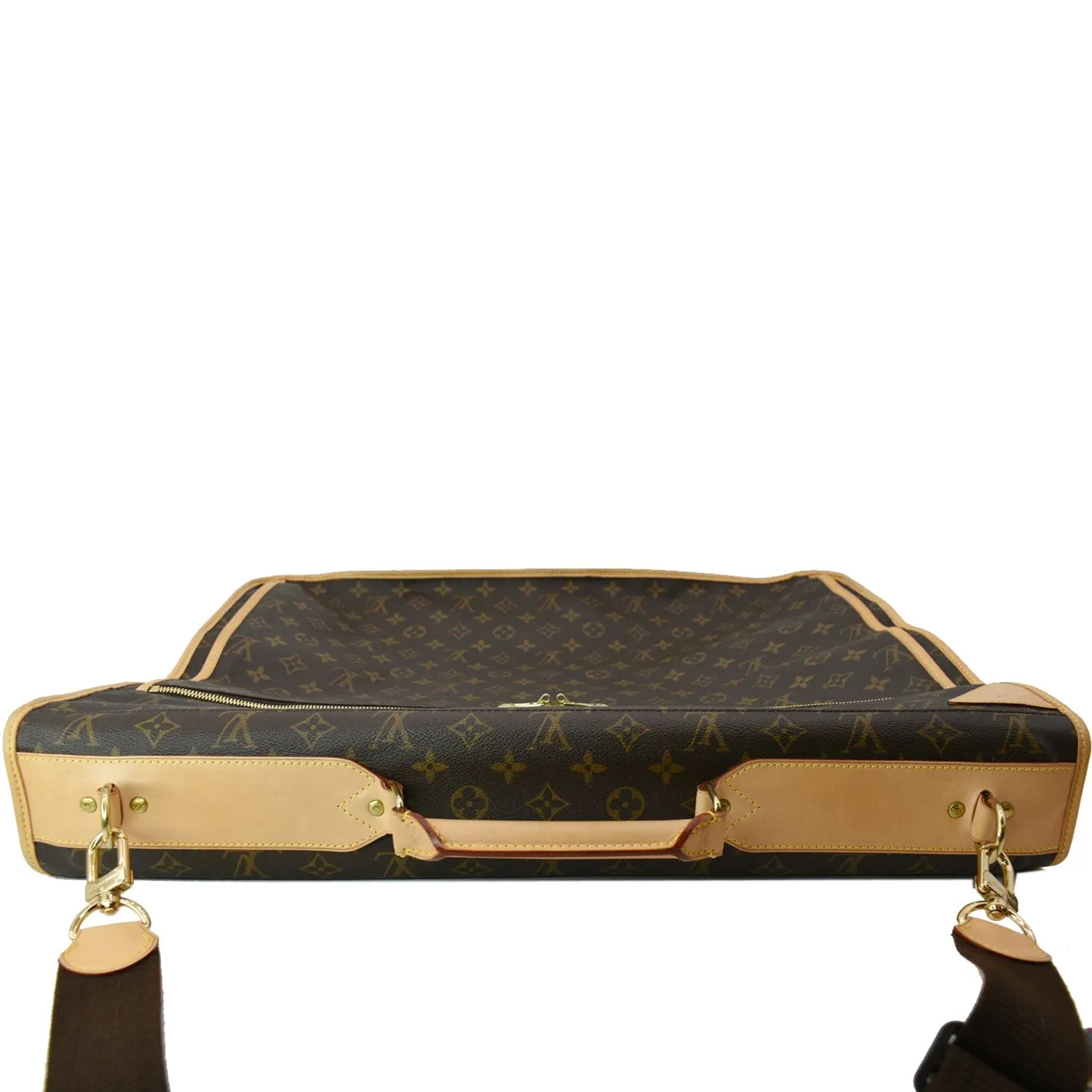 LOUIS VUITTON Monogram Canvas Garment Carrier Travel Bag Brown