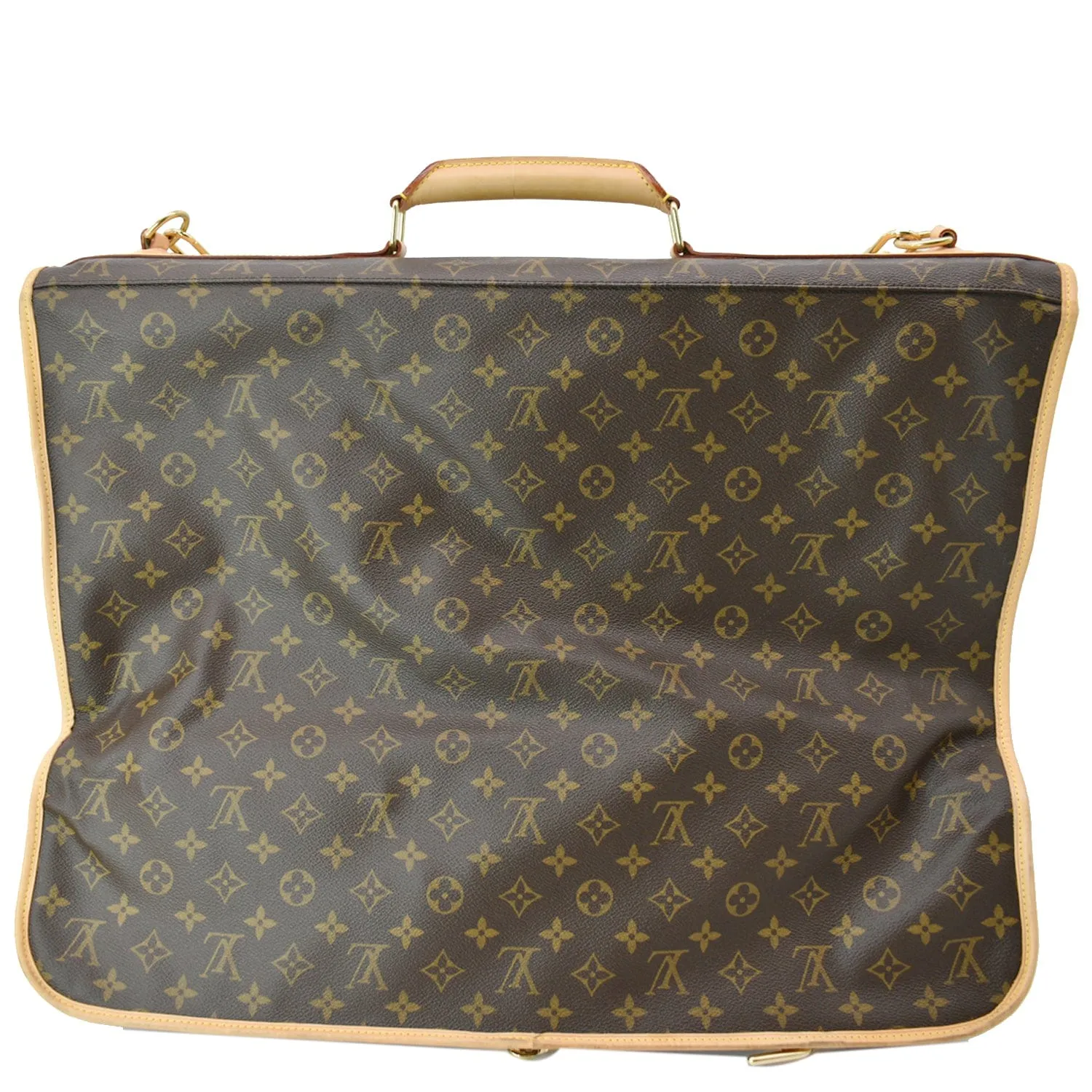 LOUIS VUITTON Monogram Canvas Garment Carrier Travel Bag Brown