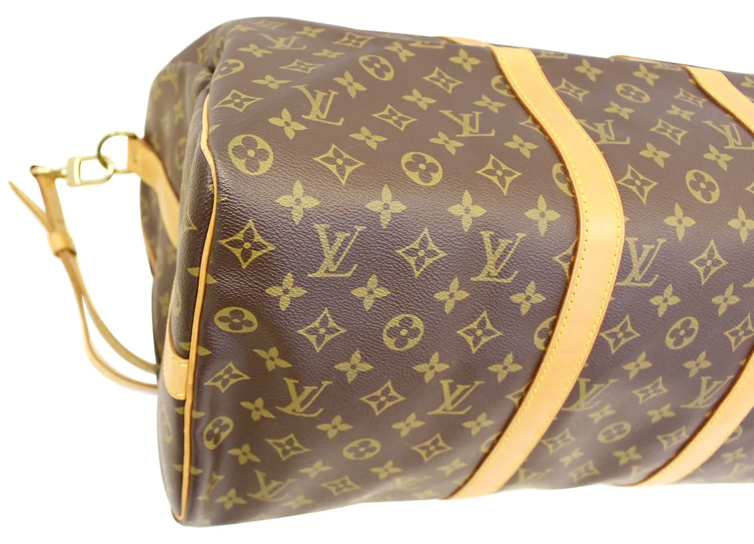 LOUIS VUITTON Monogram Canvas Keepall 50 Bandouliere Travel Bag