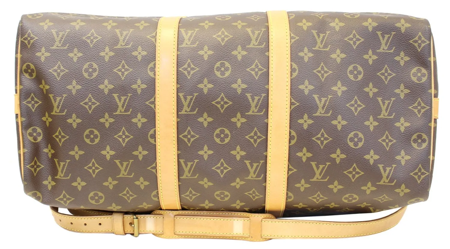 LOUIS VUITTON Monogram Canvas Keepall 50 Bandouliere Travel Bag