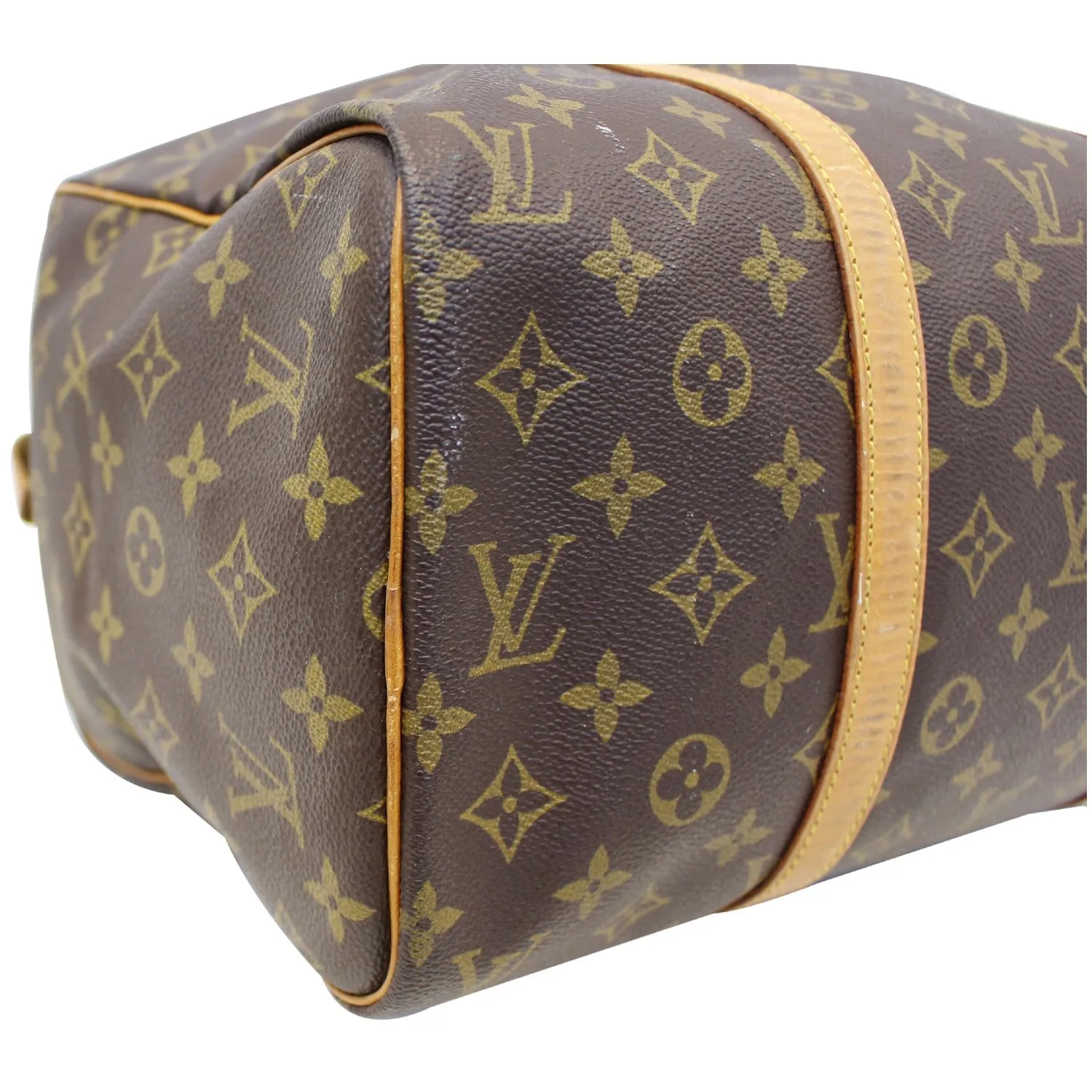 LOUIS VUITTON Monogram Canvas Sac Souple 35 Boston Bag