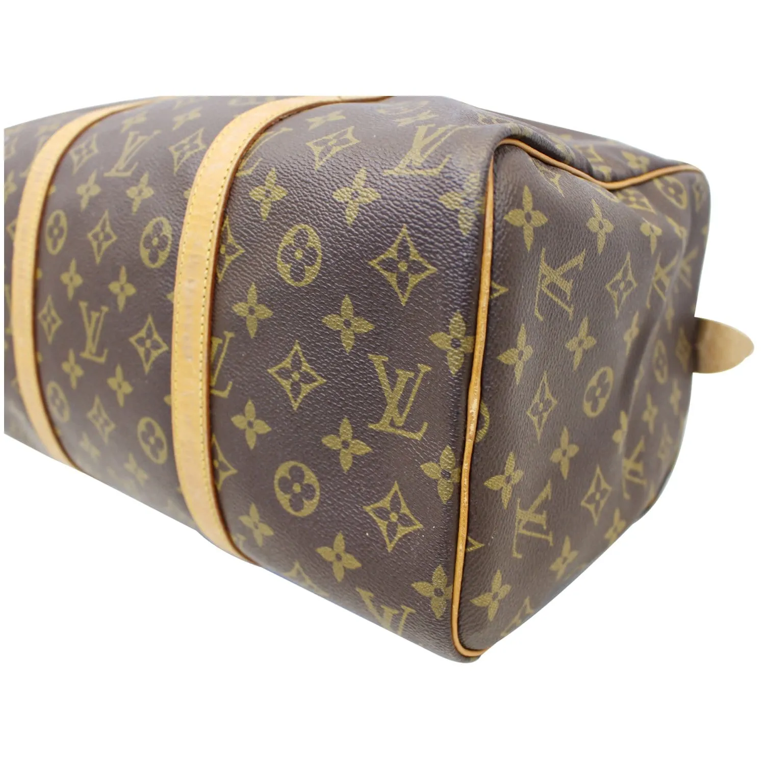 LOUIS VUITTON Monogram Canvas Sac Souple 35 Boston Bag