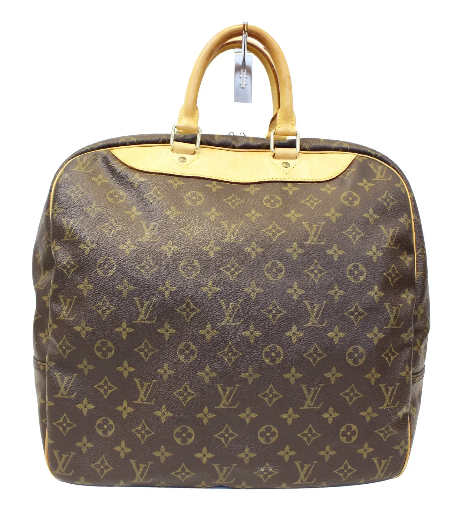 LOUIS VUITTON Monogram Evasion Brown Boston Travel Bag