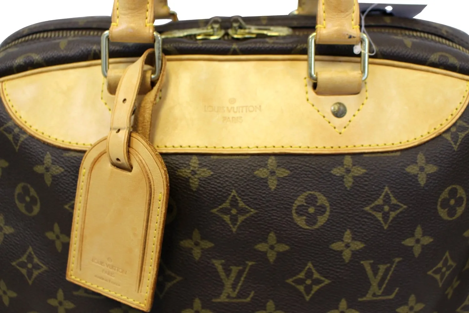 LOUIS VUITTON Monogram Evasion Brown Boston Travel Bag