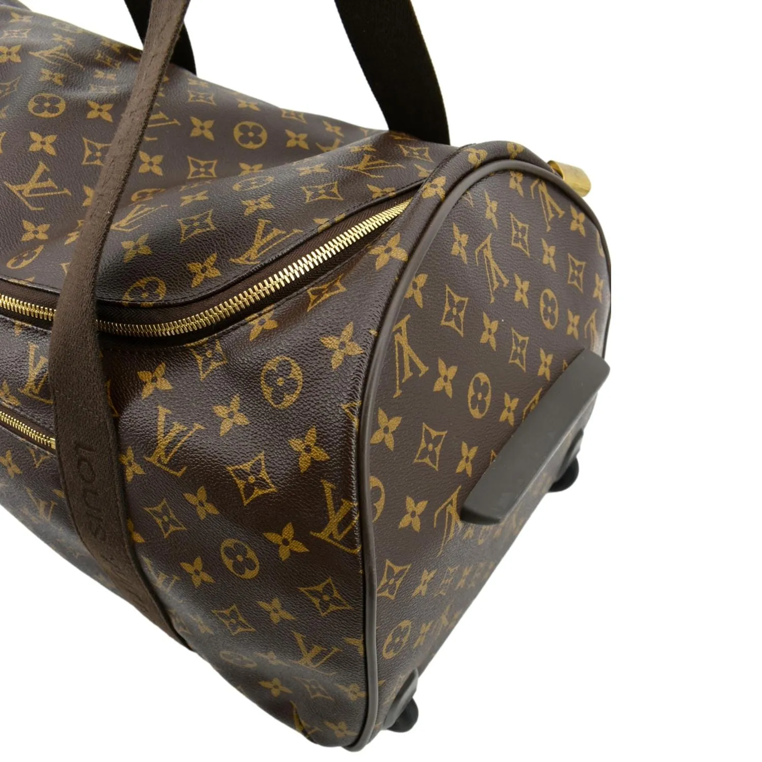 LOUIS VUITTON Neo Eole 55 Monogram Canvas Rolling Travel Bag Brown