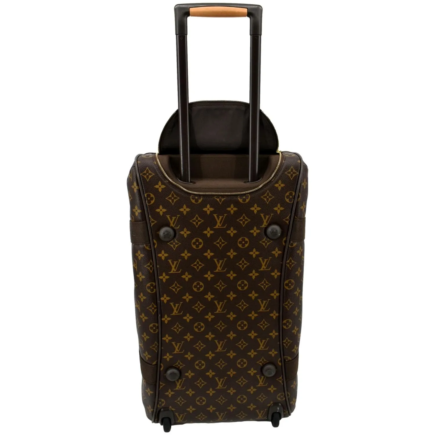 LOUIS VUITTON Neo Eole 55 Monogram Canvas Rolling Travel Bag Brown