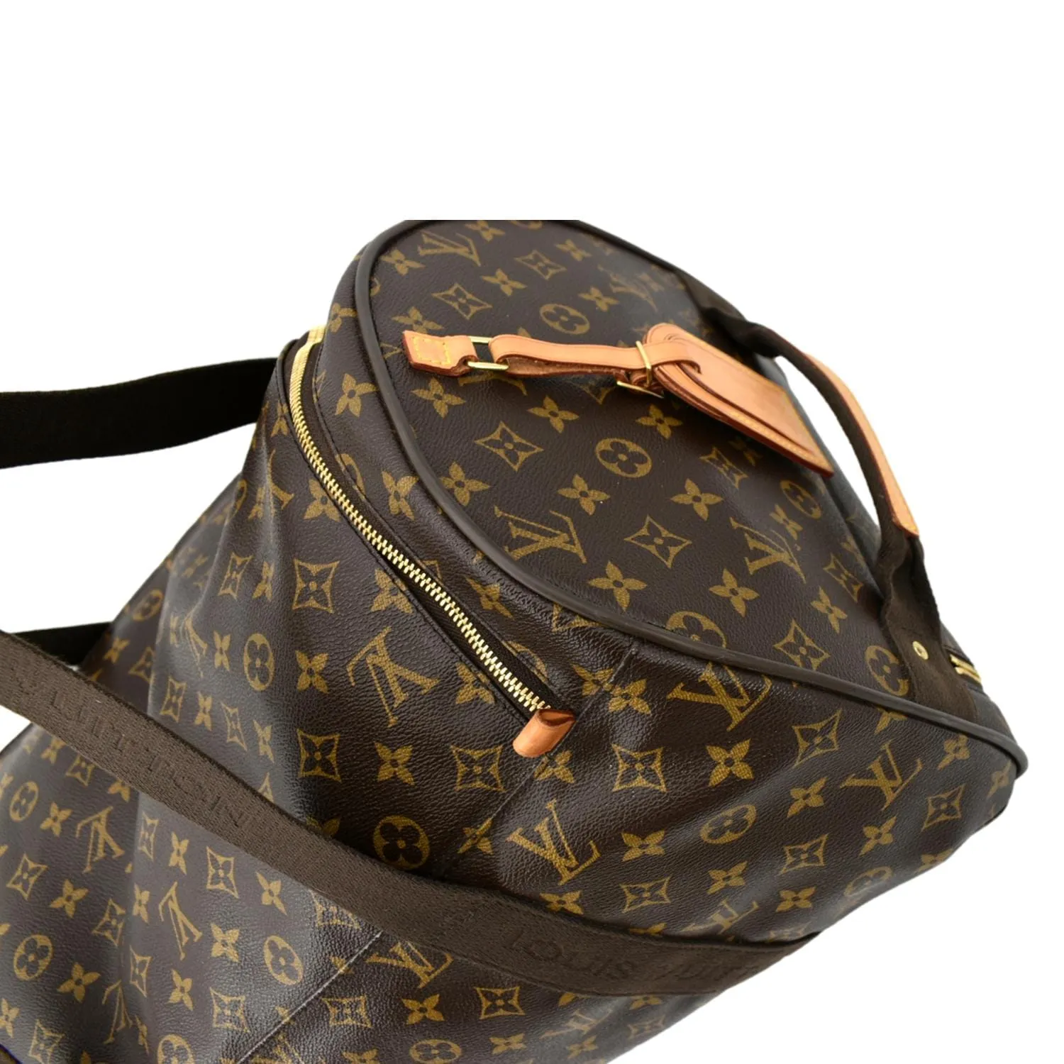 LOUIS VUITTON Neo Eole 55 Monogram Canvas Rolling Travel Bag Brown