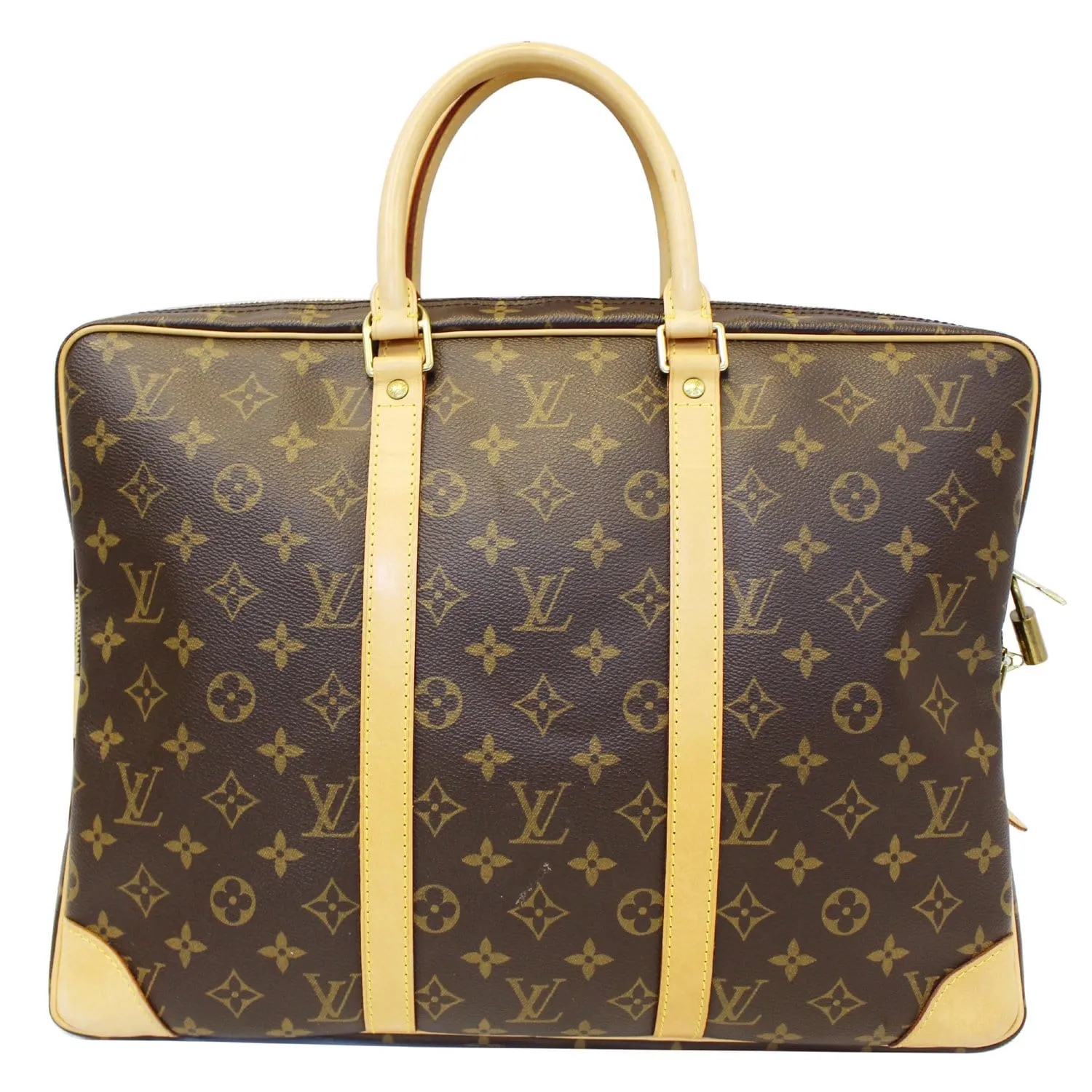 LOUIS VUITTON Porte-Documents Voyage Monogram Canvas Briefcase Bag