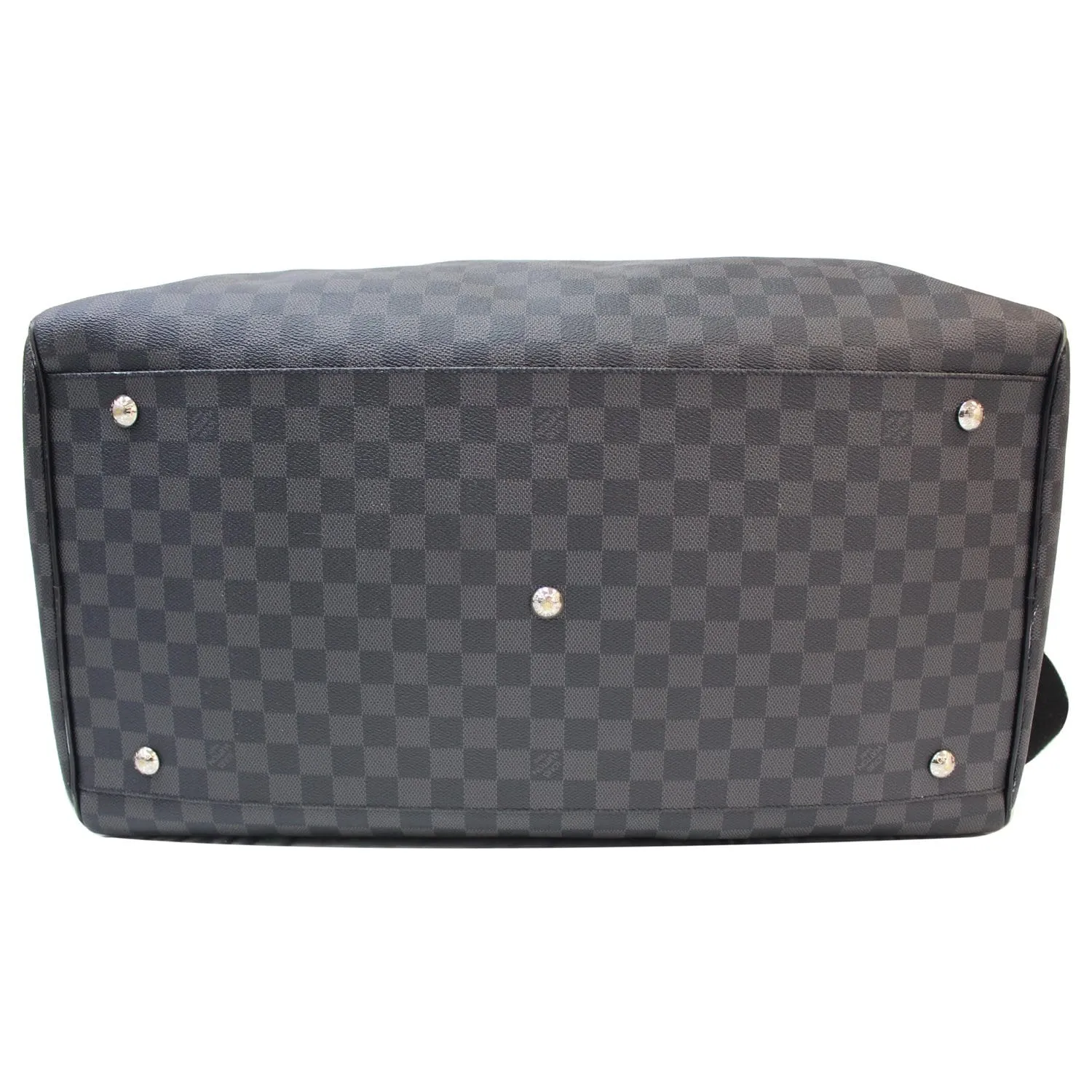 LOUIS VUITTON Roadster Damier Graphite Travel Bag Black