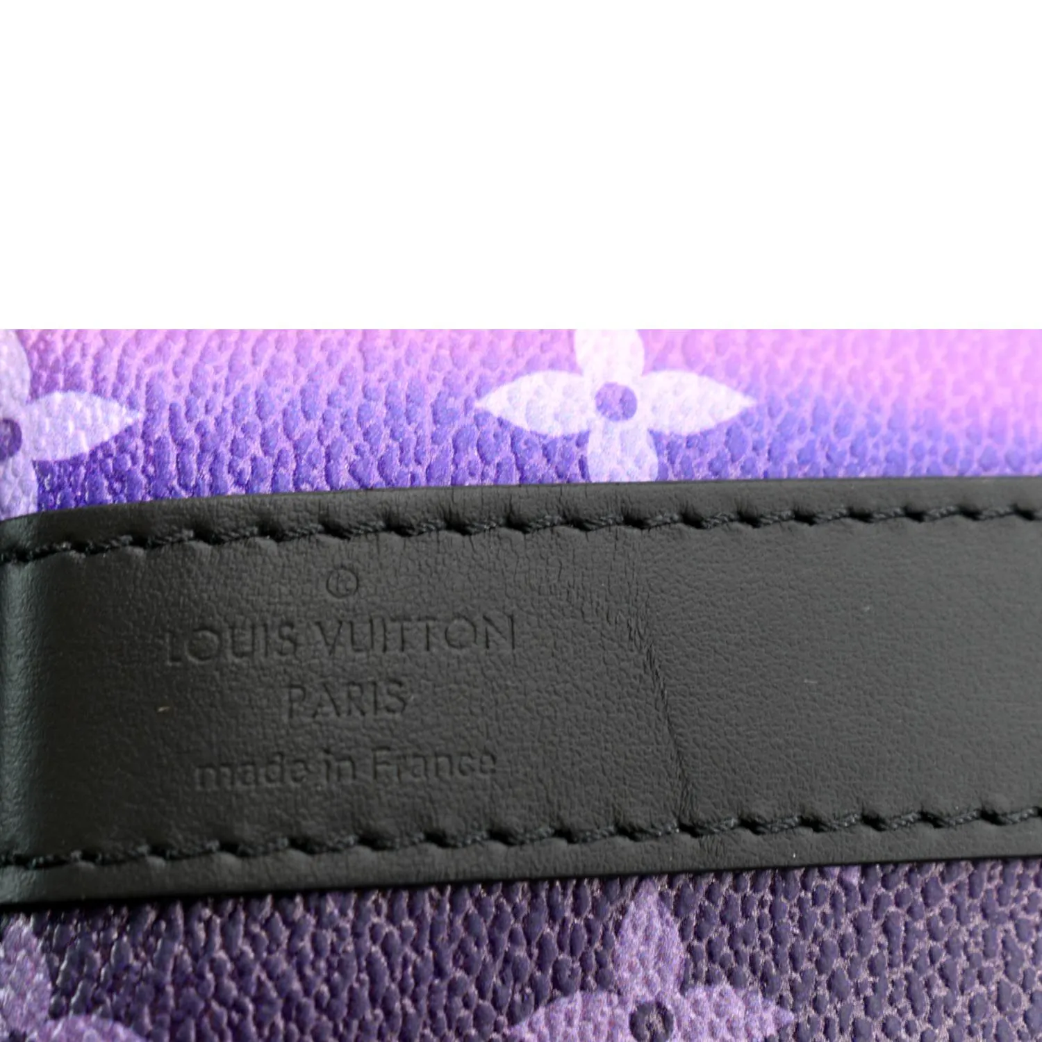 LOUIS VUITTON Sunset Keepall 50 Bandouliere Monogram Leather Travel Bag Multicolor