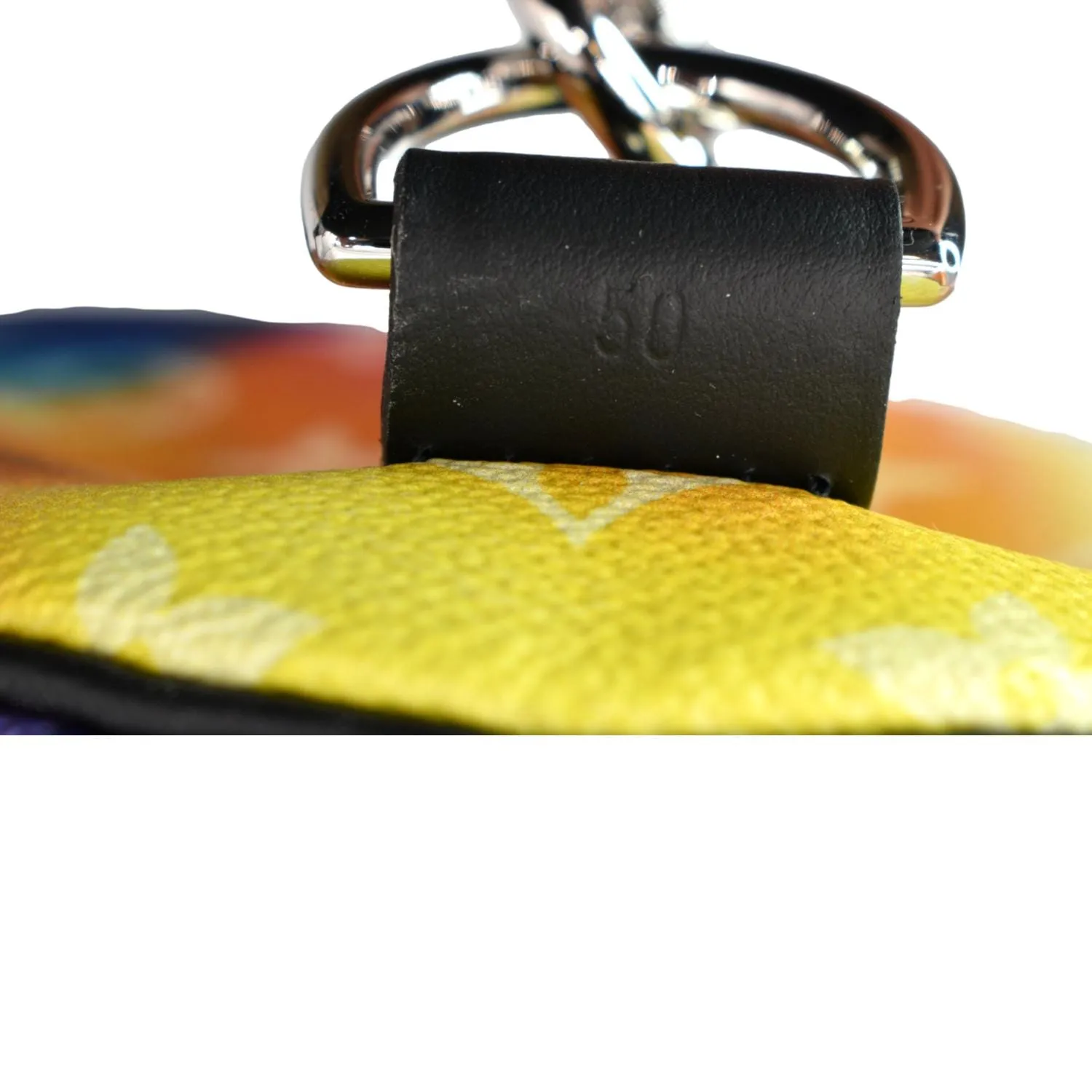LOUIS VUITTON Sunset Keepall 50 Bandouliere Monogram Leather Travel Bag Multicolor