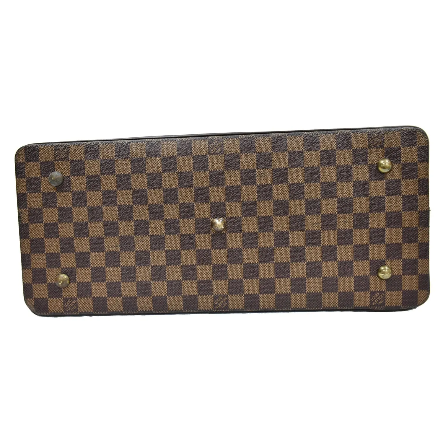 LOUIS VUITTON West End PM Damier Ebene Canvas Travel Bag Brown
