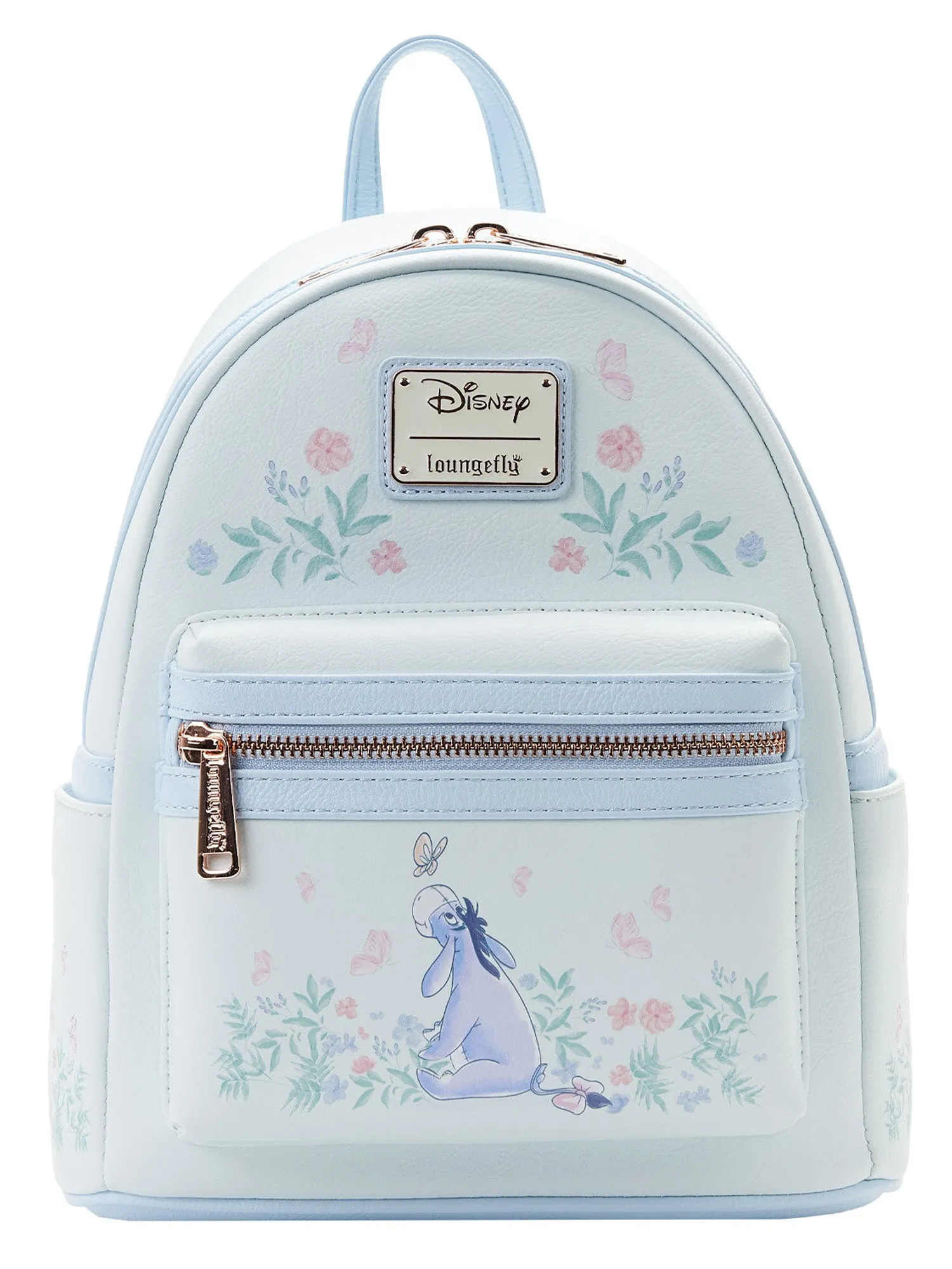 Loungefly x Disney Eeyore Floral Mini Backpack & Zip Around Wallet Set