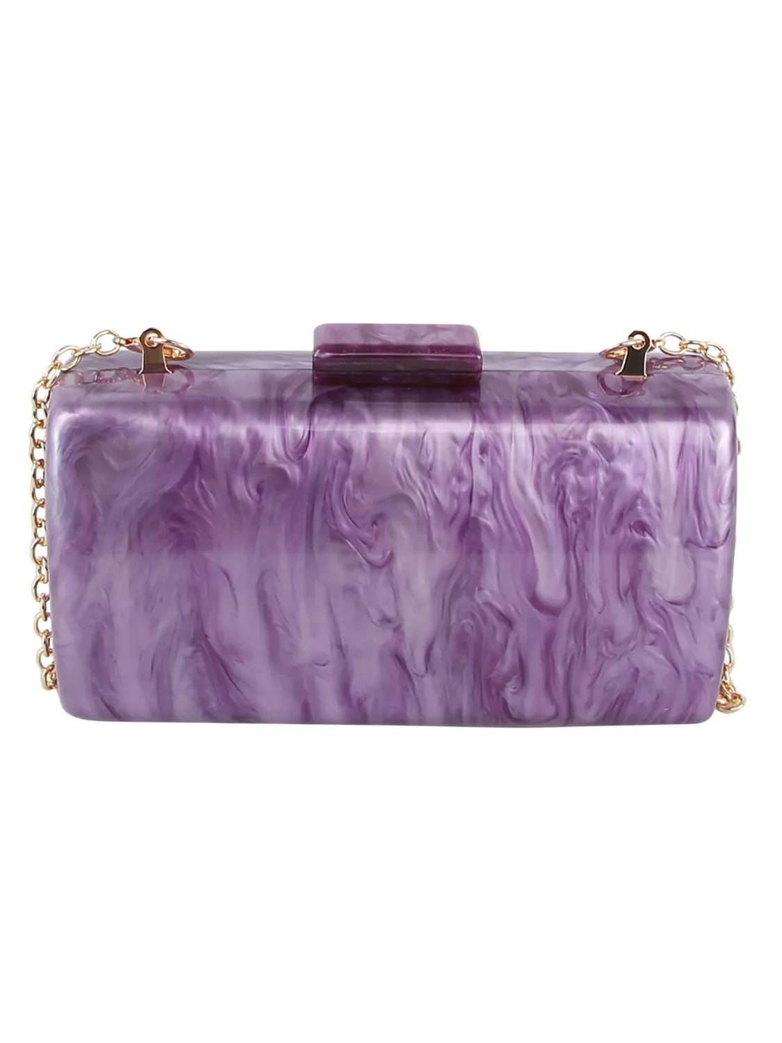 Marble Resin Clutch