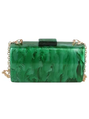 Marble Resin Clutch