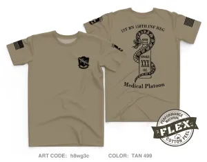Medical Platoon, HHC, 1st BN, 158th INF REG Core Men's SS Flex Performance Tee - h8wg3c