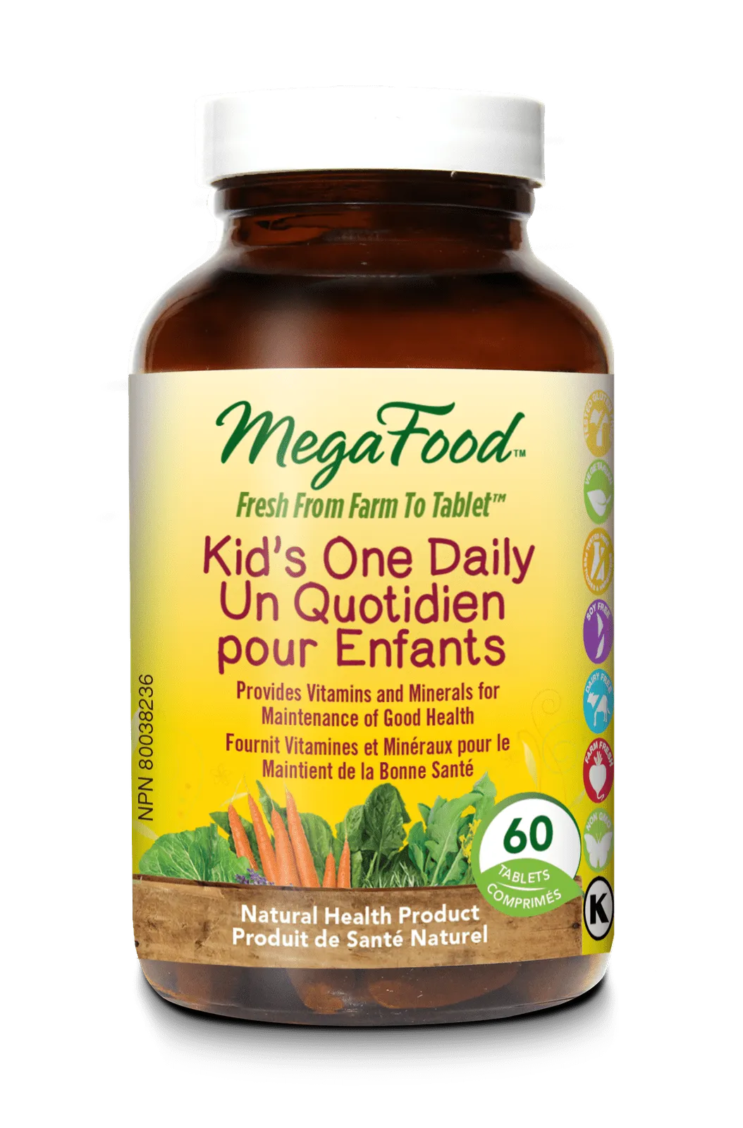 MegaFood Kid's One Daily (60 Tablets)