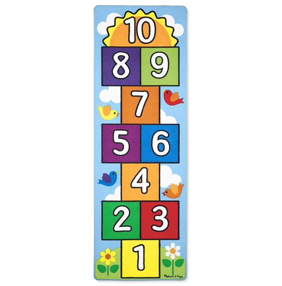 Melissa & Doug Hop & Count Hopscotch Rug
