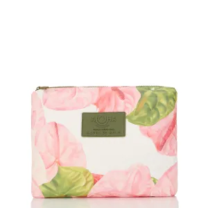 Mid Pouch - "Anthuriums"