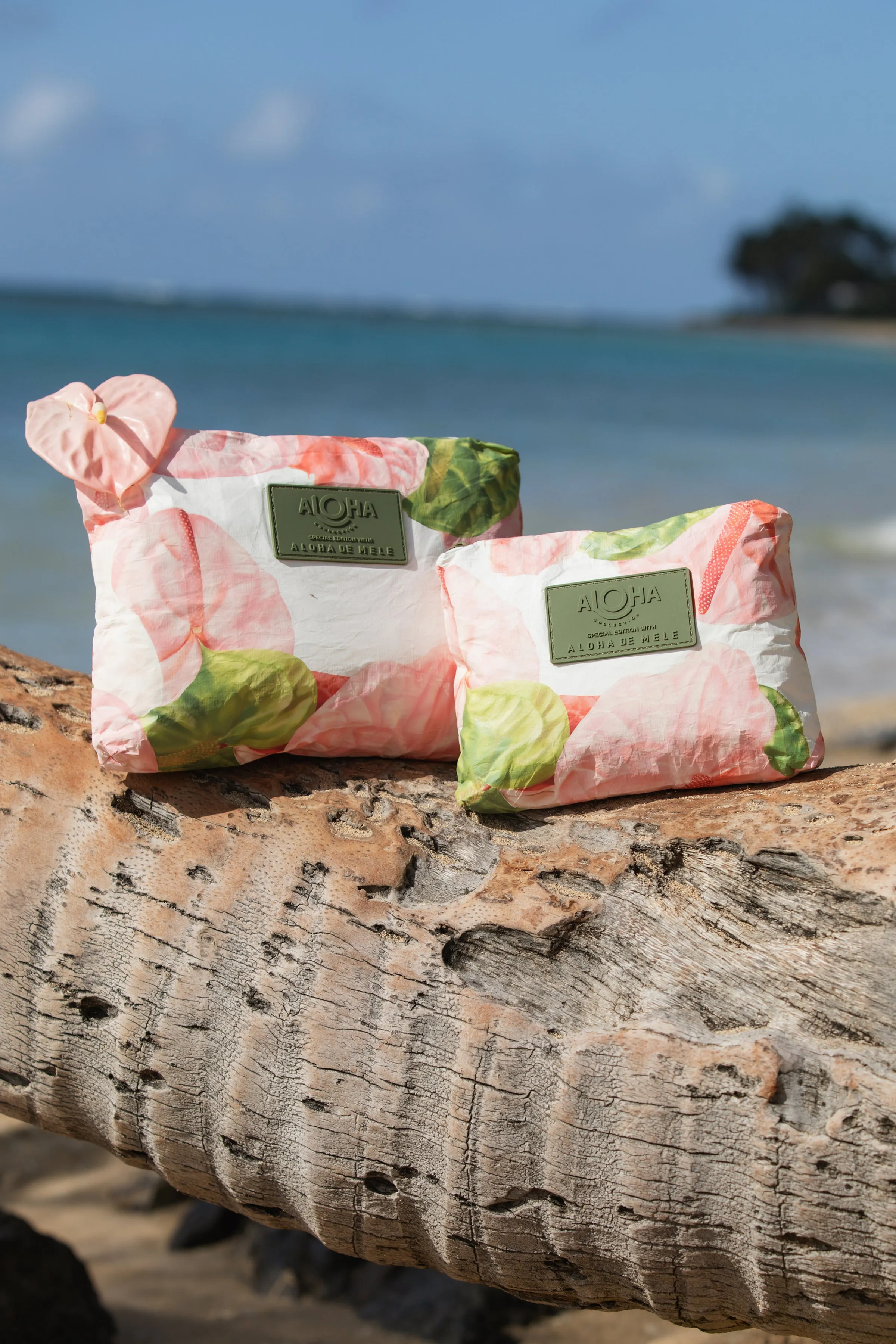 Mid Pouch - "Anthuriums"