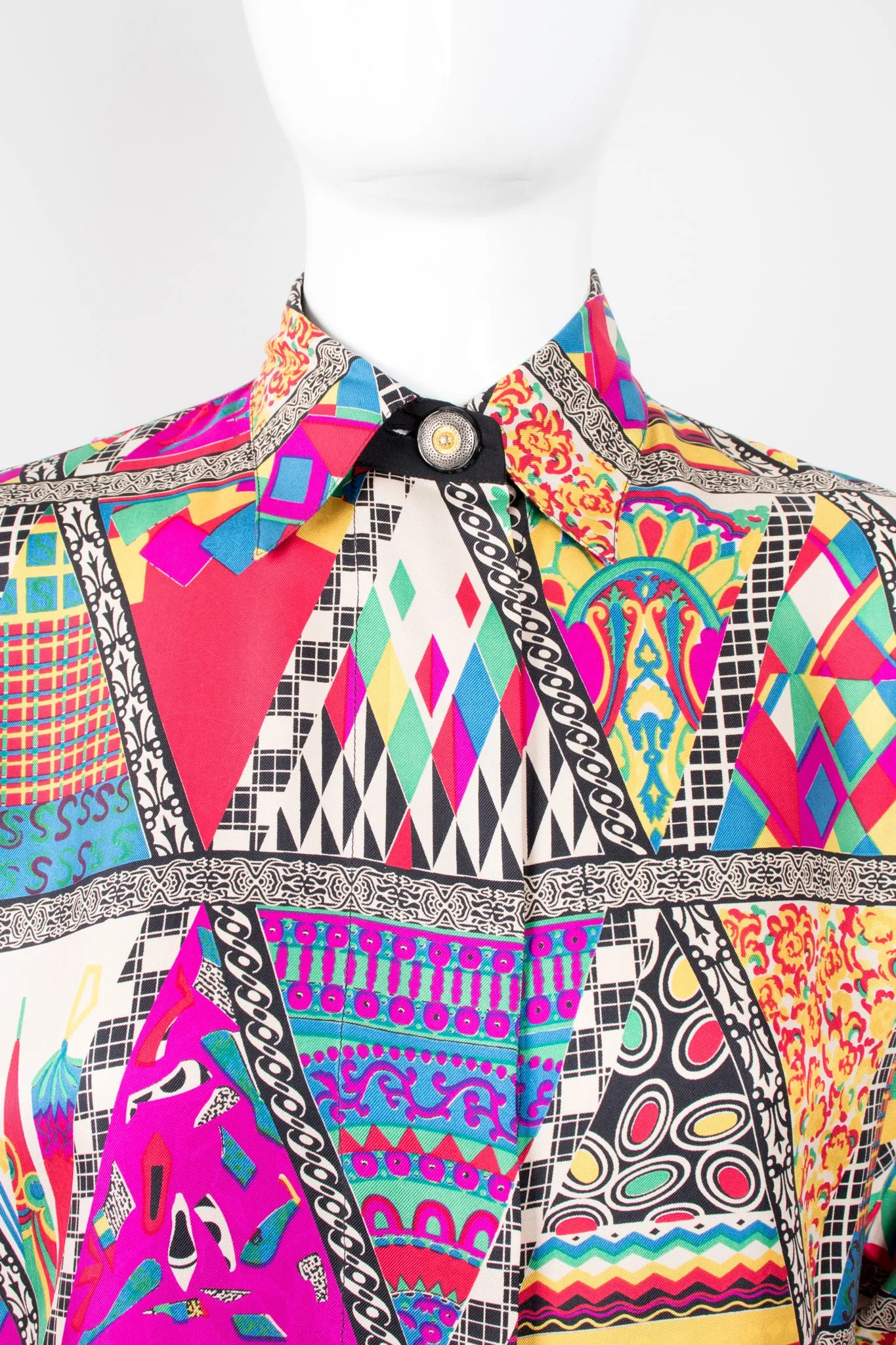 Mixed Print Shirt