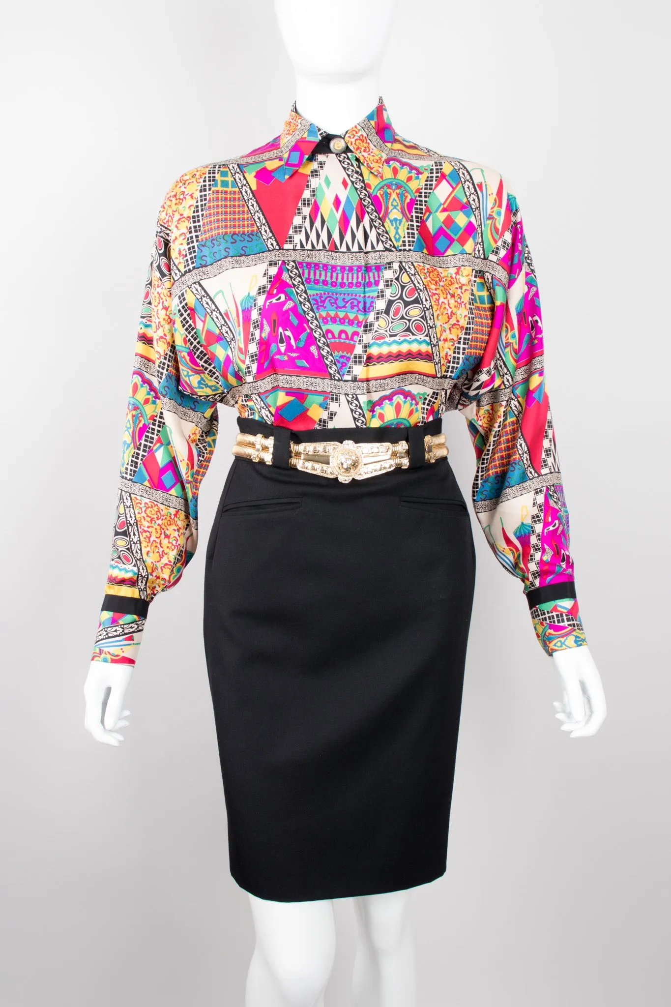 Mixed Print Shirt