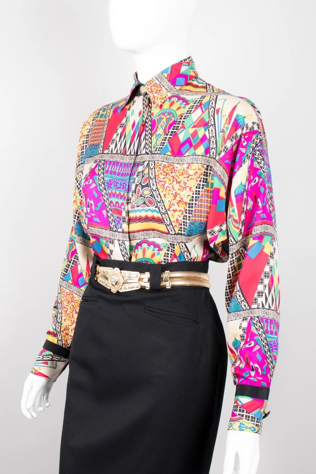 Mixed Print Shirt