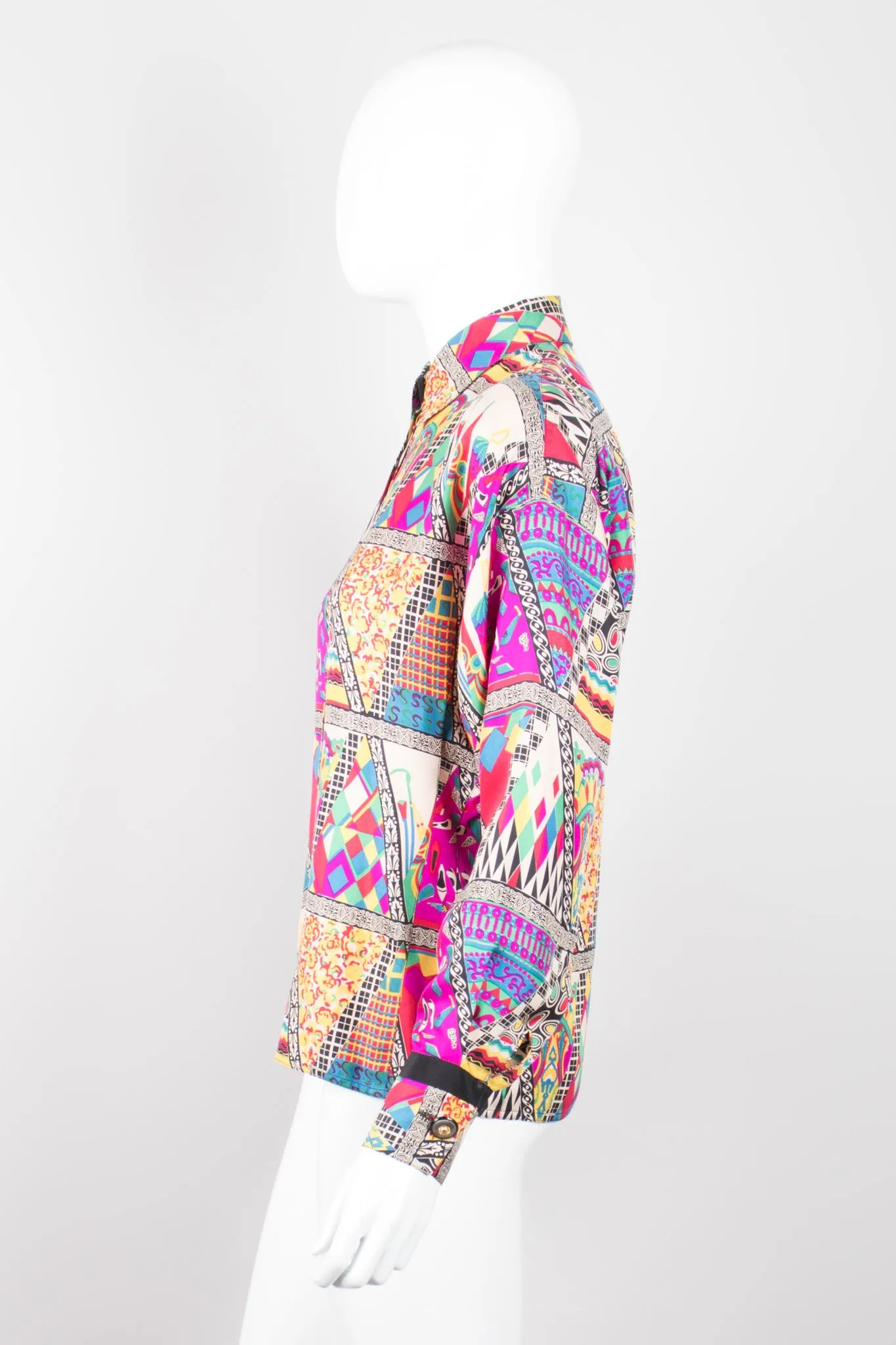 Mixed Print Shirt