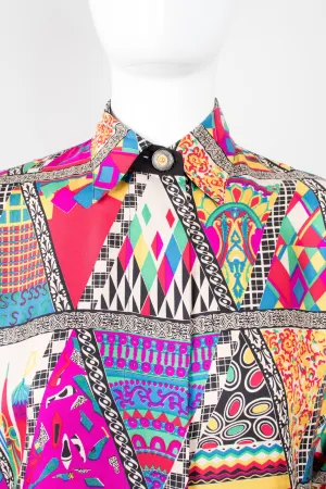 Mixed Print Shirt