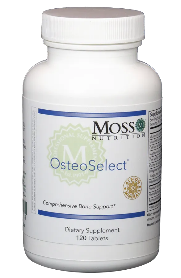 Moss Nutrition OsteoSelect - 120 Tablets
