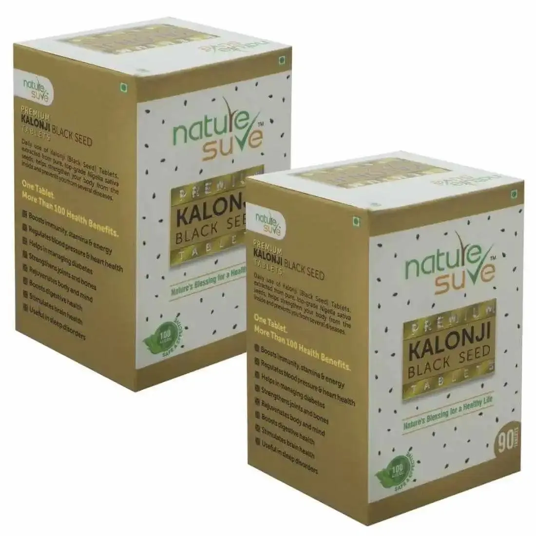 Nature Sure Kalonji Black Seed Extract for Men and Women - 90 Tablets