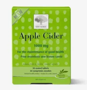 New Nordic Apple Cider 1000 mg 30 Coated Tablets