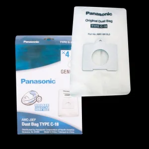 Panasonic OEM High Efficiency C-18 Bag-4 pk