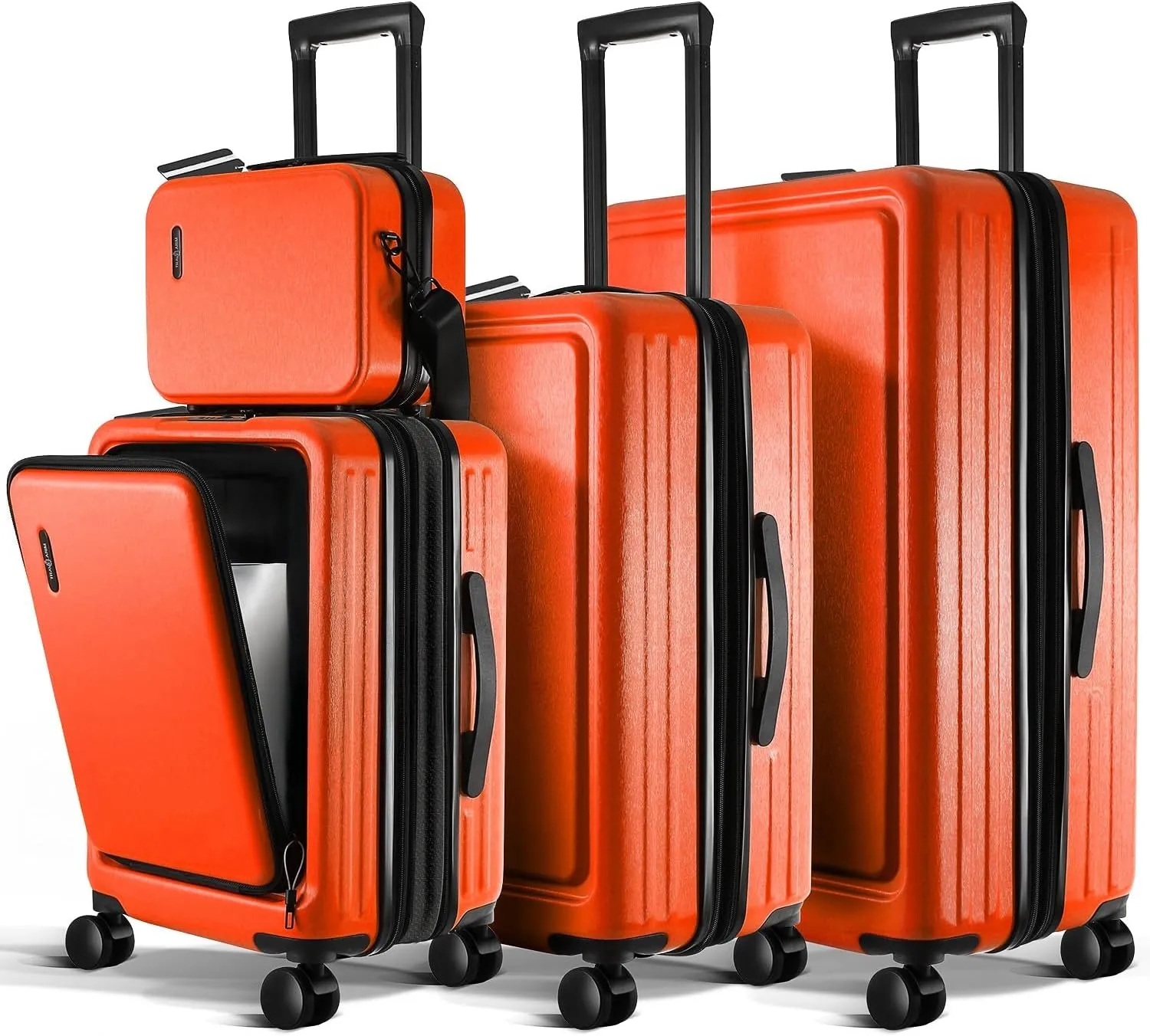 Pink Luggage Suitcases Large Wheels Hard with Spinner 4 Travel Lock, Set, Sets with Piece, Trending sale Luggage Suitcase Exclusive options Large Shell Expandable TSA Set
