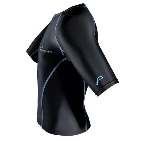 POWERTITE KID YOUTH ACTIVE COMPRESSION PERFORMANCE TOP SKINS SHORT SLEEVES TOP