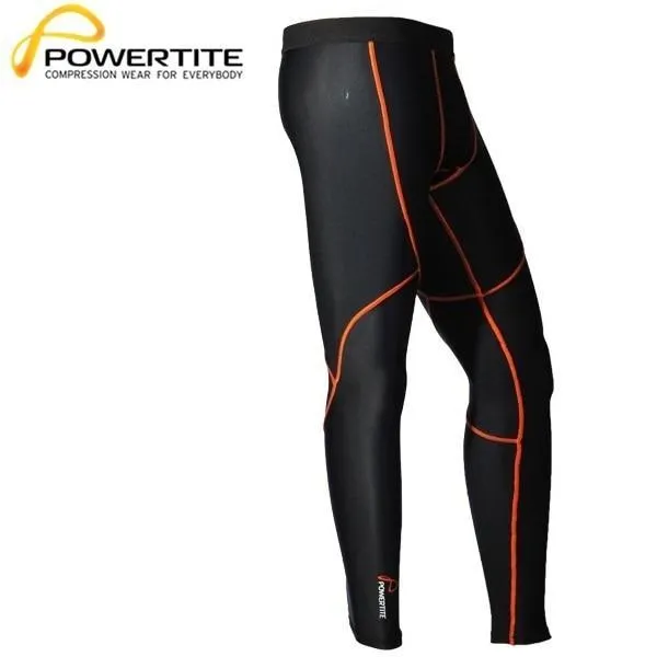 POWERTITE MEN COMPRESSION PERFORMANCE TIGHTS SKINS PANTS - SIZE SMALL
