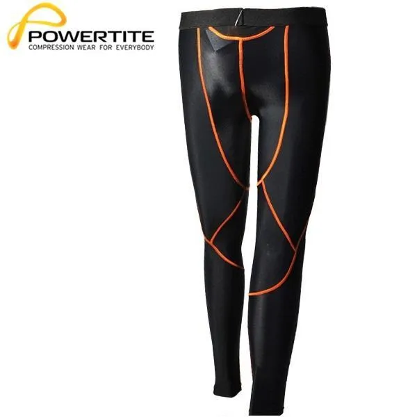 POWERTITE MEN COMPRESSION PERFORMANCE TIGHTS SKINS PANTS - SIZE SMALL