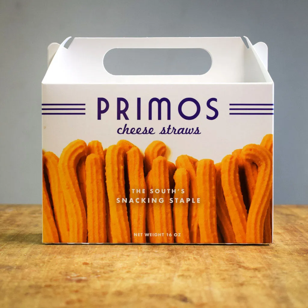 Primos Cafe Cheese Straw Box