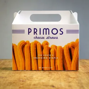 Primos Cafe Cheese Straw Box