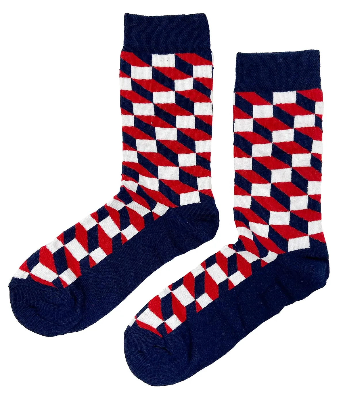 Red Blocks Sock
