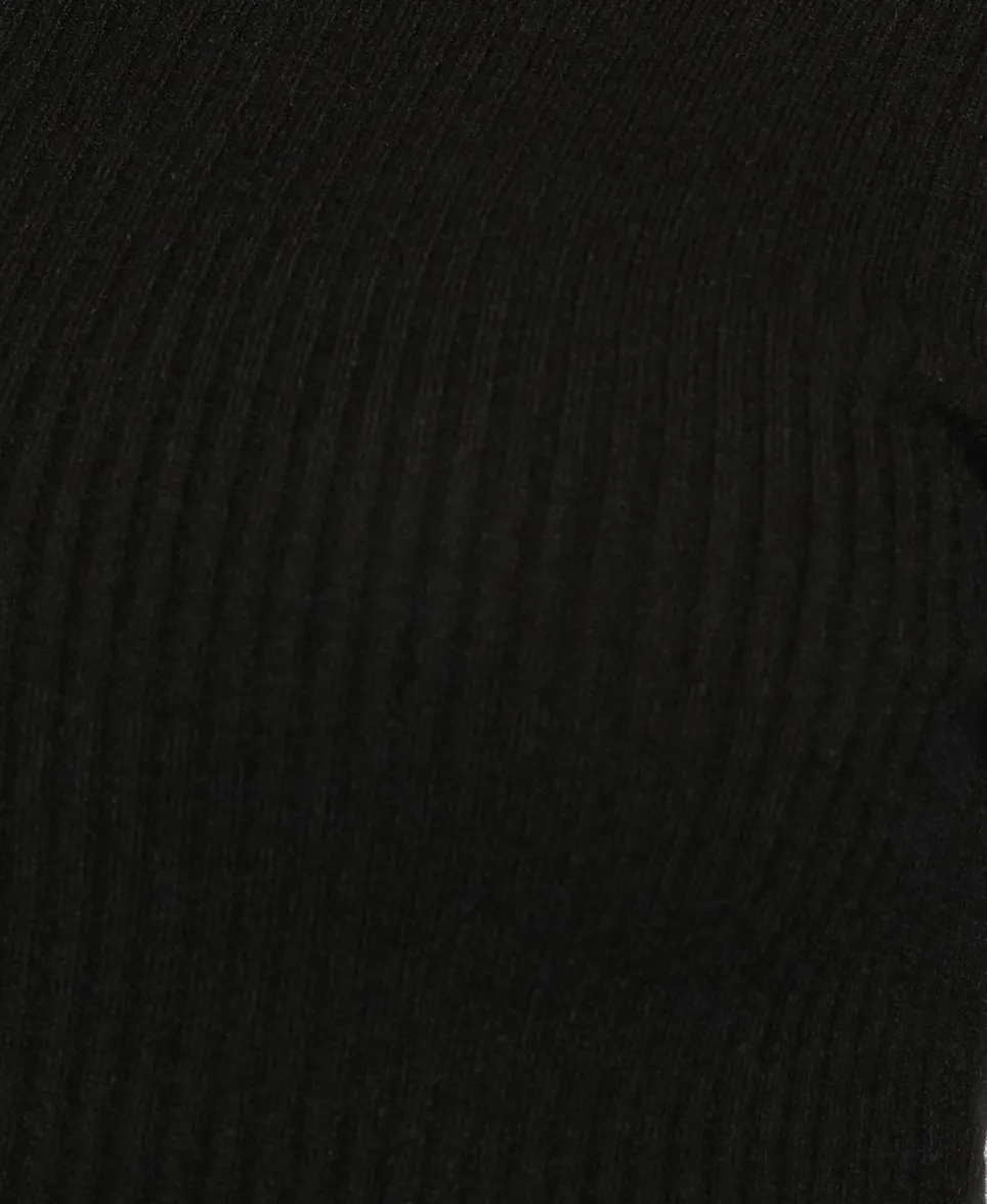 Ribbed Long Sleeve Sweater Dress