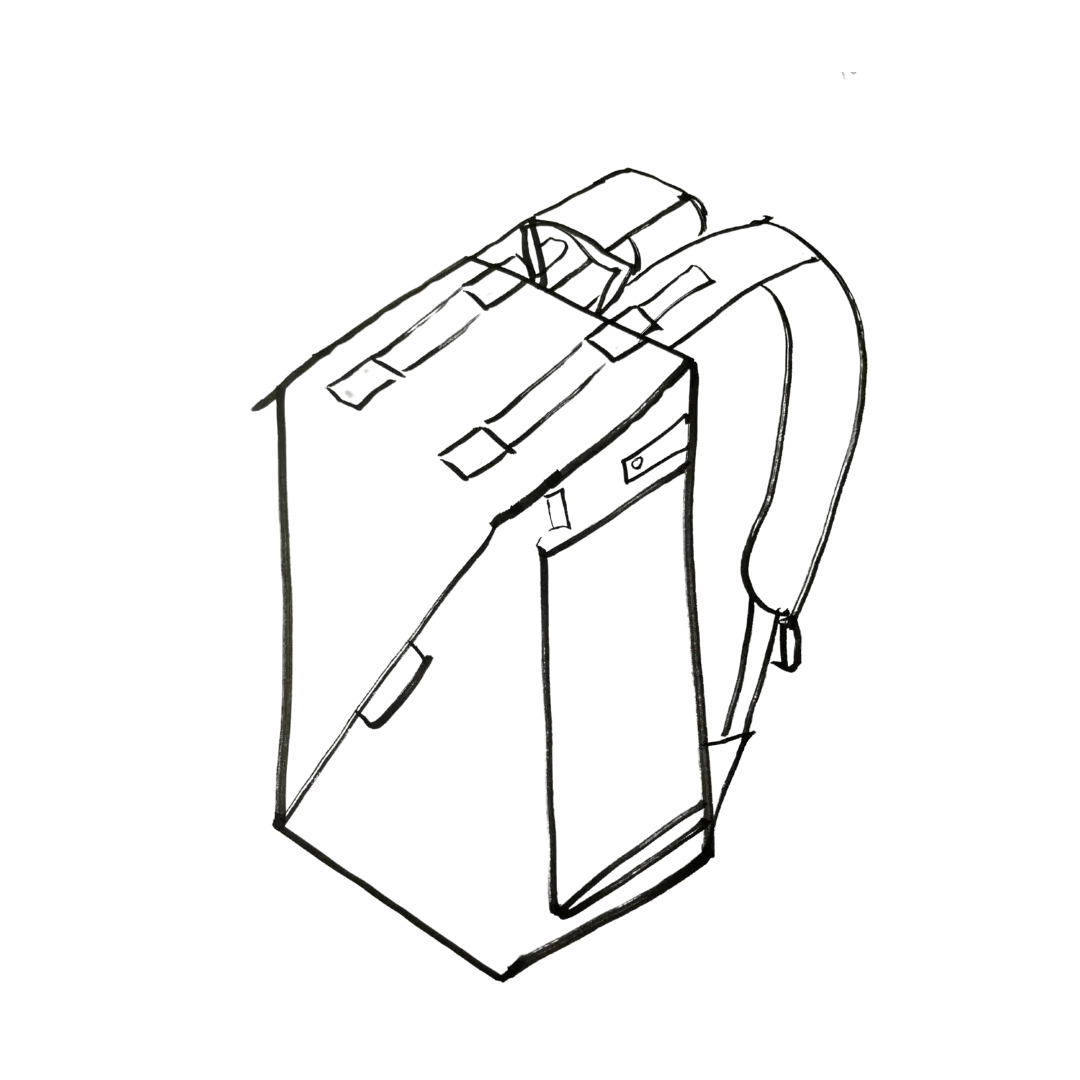 RiutBag Cube "Small Bag" 40x20x25cm Laptop Backpack | Secure 20L Capacity