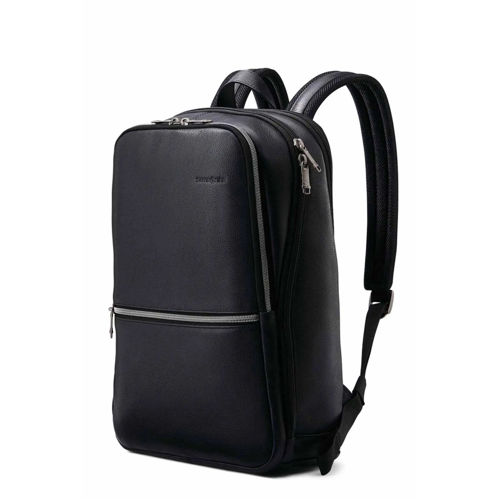 Samsonite Classic Leather 14.1 Inch Laptop Backpack Black