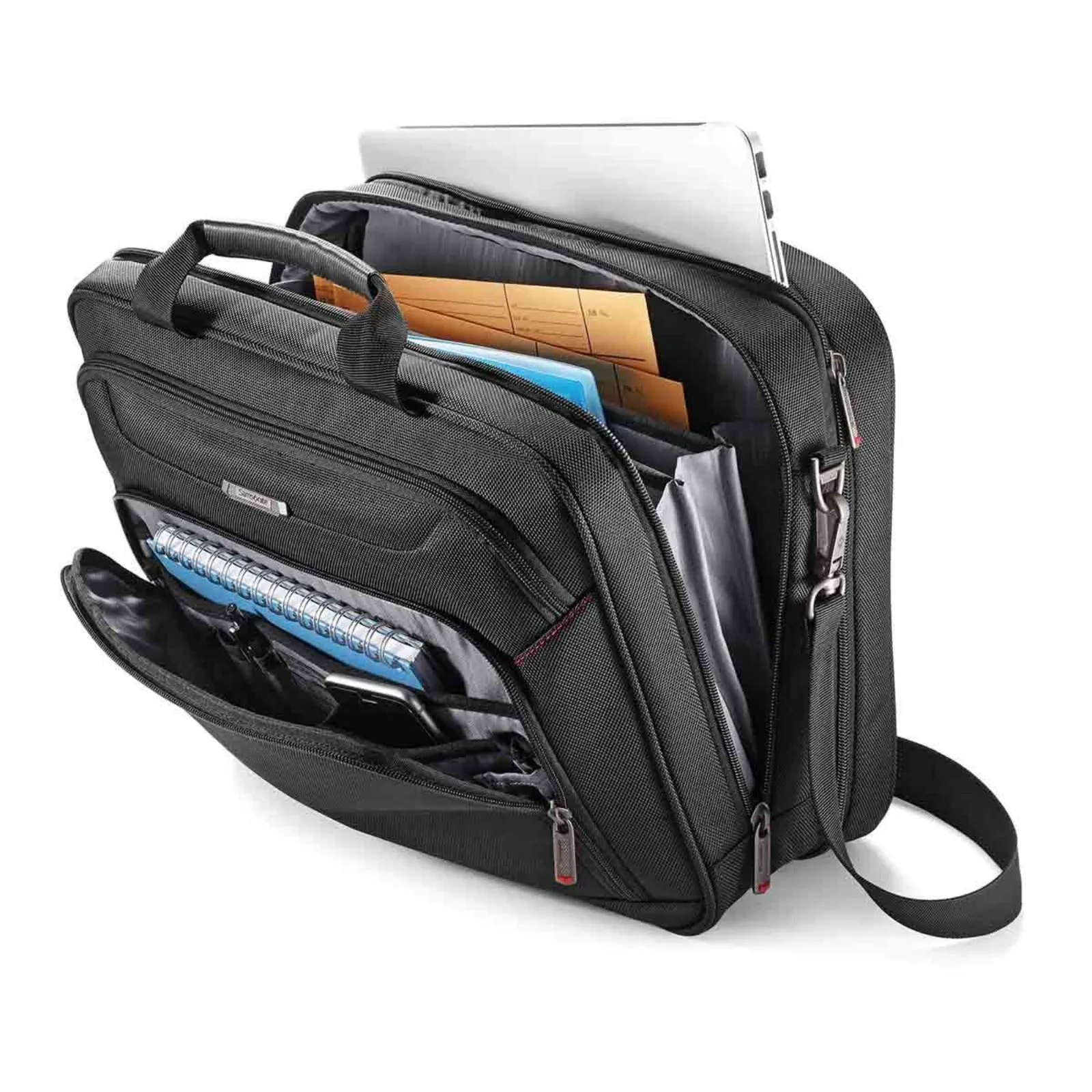Samsonite Xenon 3.0 Two Gusset 15.6 Inch Laptop Briefcase Black