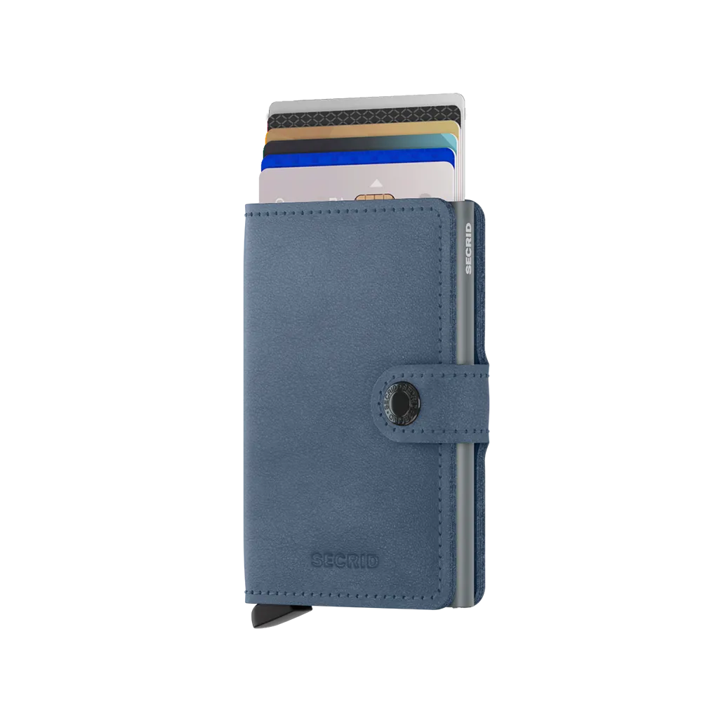 SECRID Miniwallet Leather - Original Ice Blue