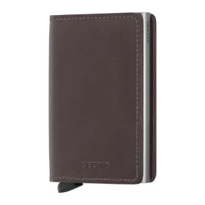 SECRID Slimwallet Leather - Original Dark Brown