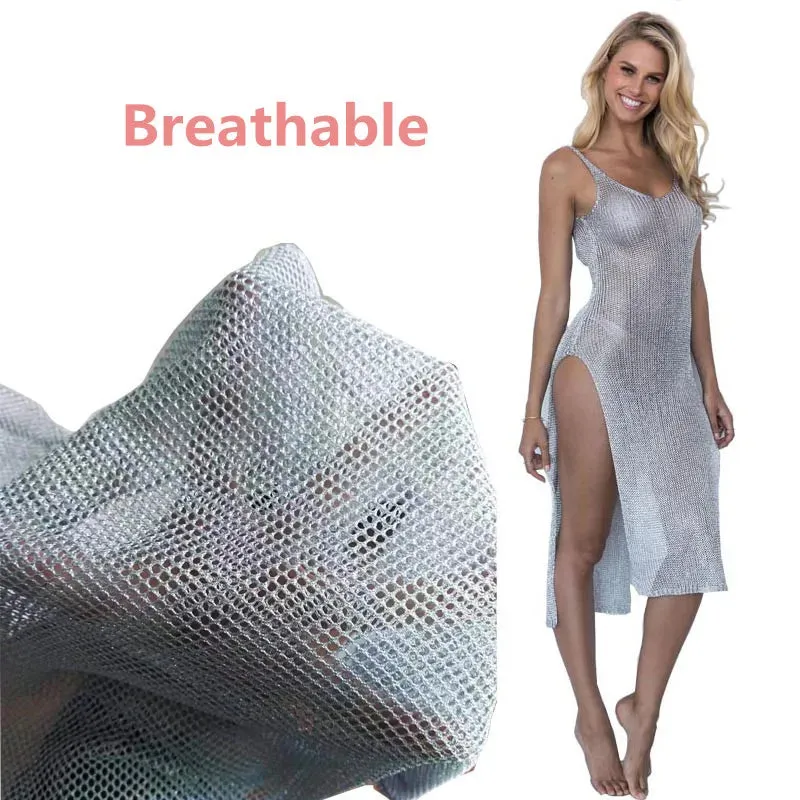 Sexy Mesh Beach Dress Cover Up Swimwear Sling Dress