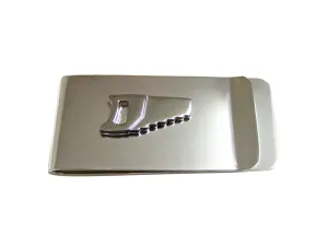 Silver Toned Saw Tool Money Clip